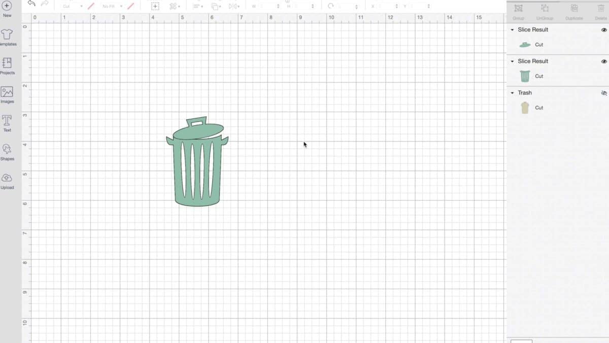 completed trash can sticker image