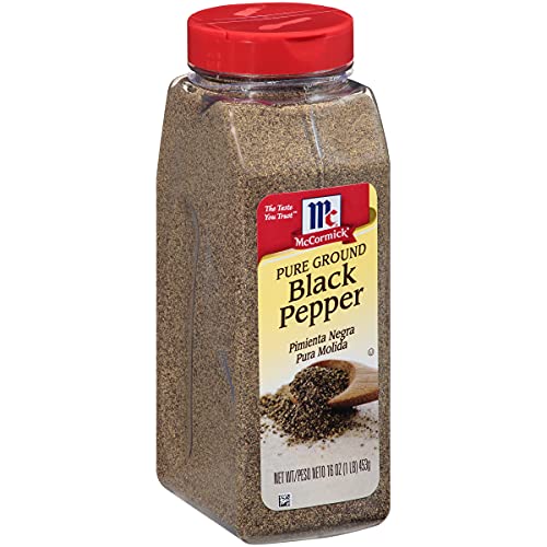 McCormick Pure Ground Black Pepper, 16 oz