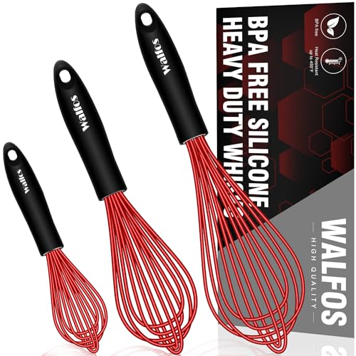 Walfos Silicone Whisk Set