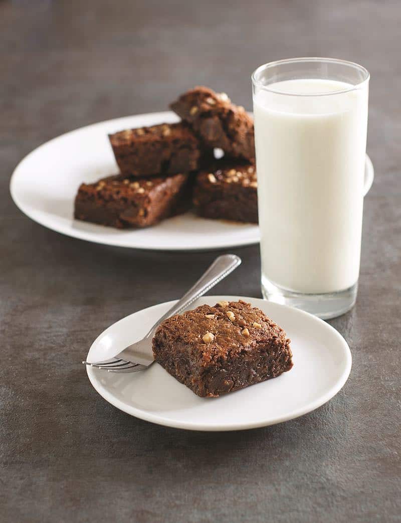 Gluten Free Toffee Chip Brownies for the Instant Pot