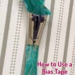 How to use a bias tape maker