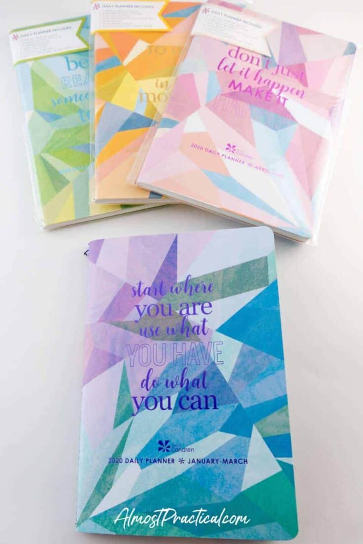 The Erin Condren Daily Planner Petite Planner Bundle.