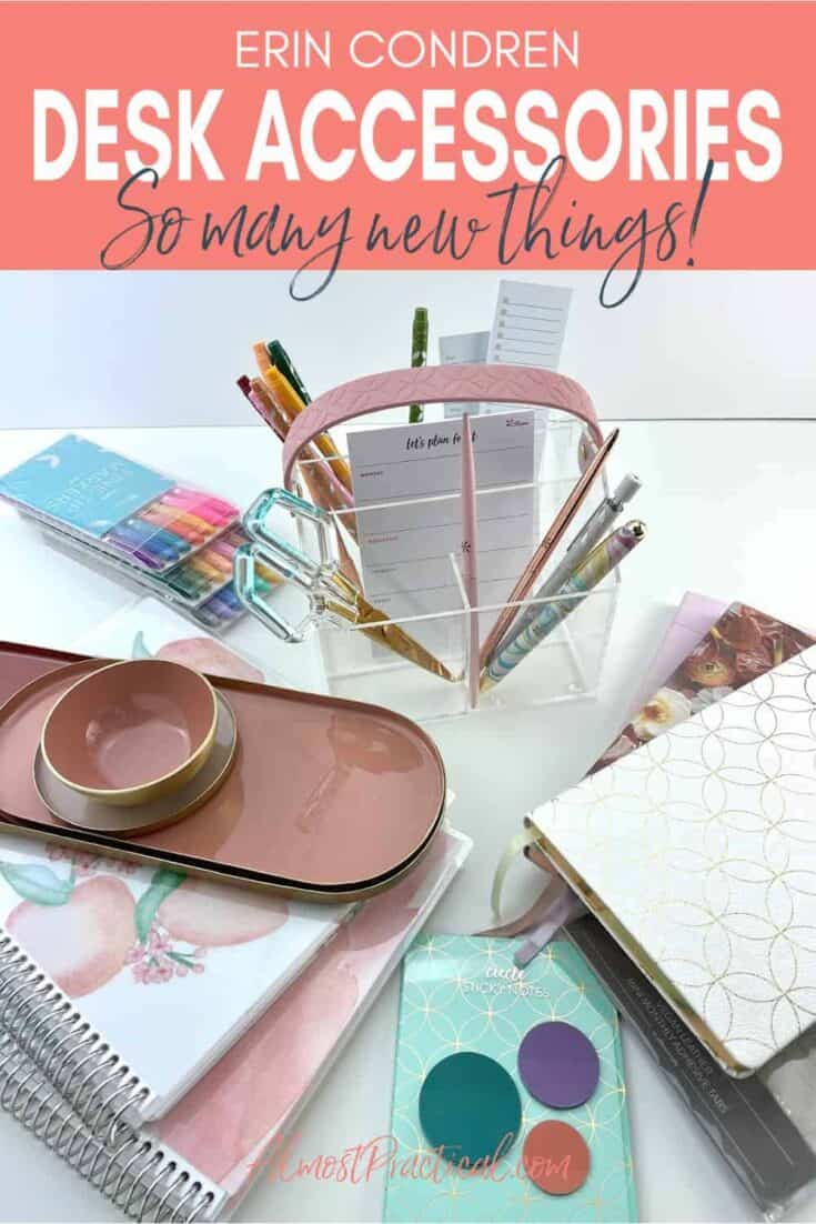 a collection of Erin condren planner supplies