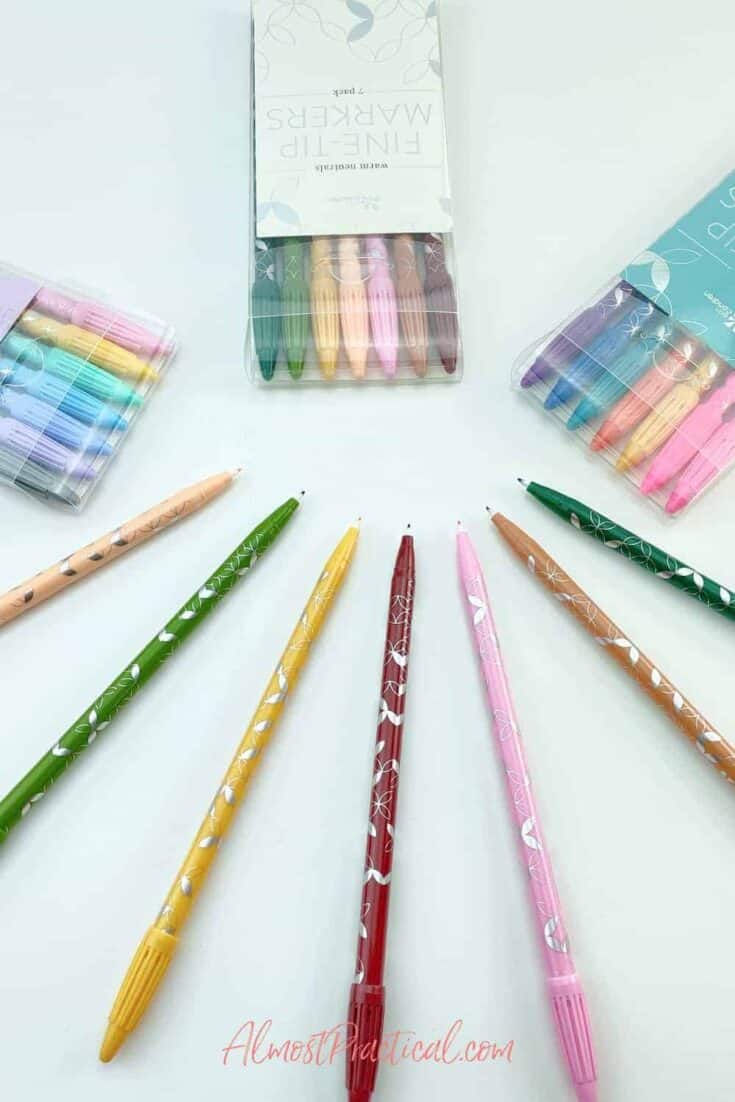 Erin Condren fine tip markers