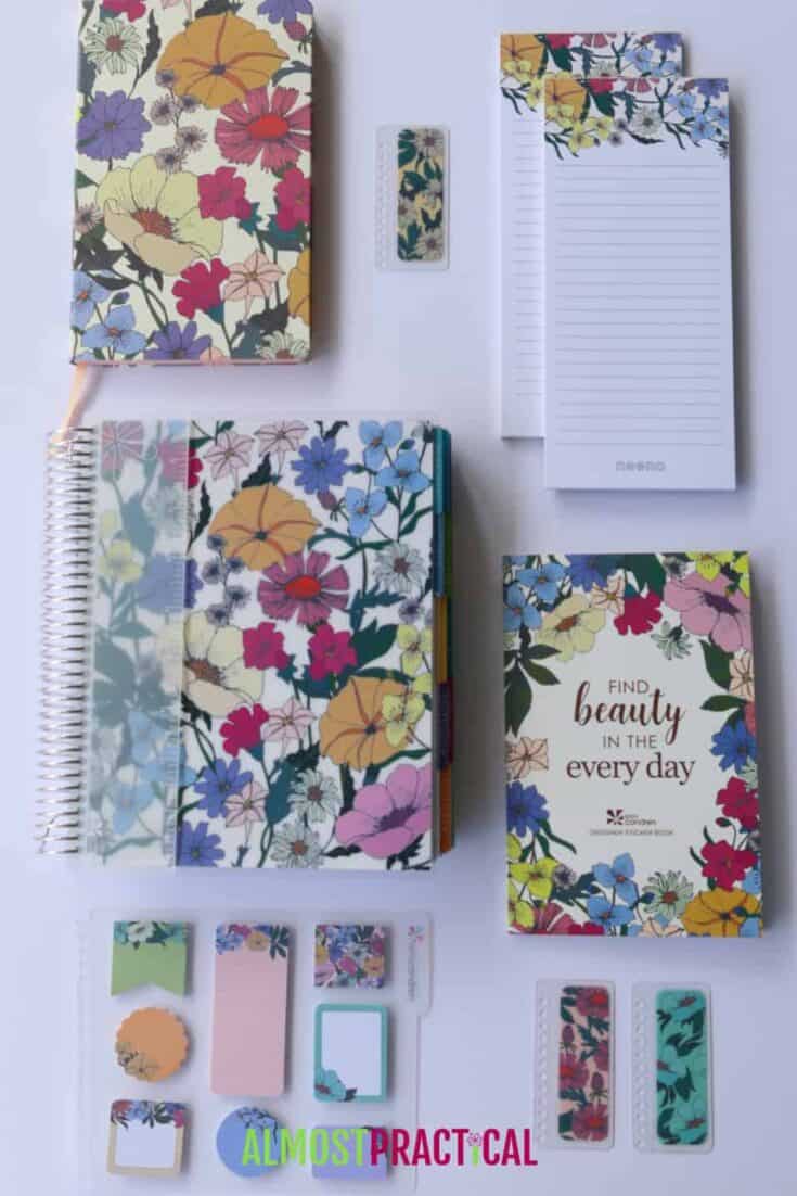 erin condren flower power lifeplanner and accessories