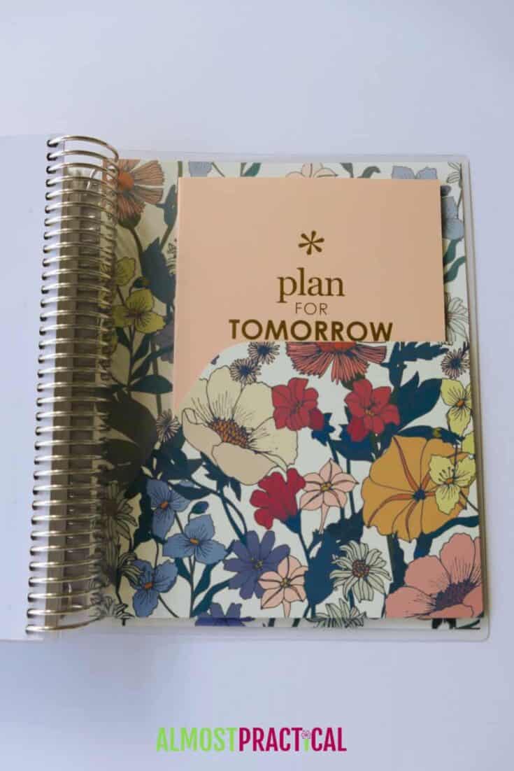 erin condren flower power lifeplanner folder and perpetual calendar