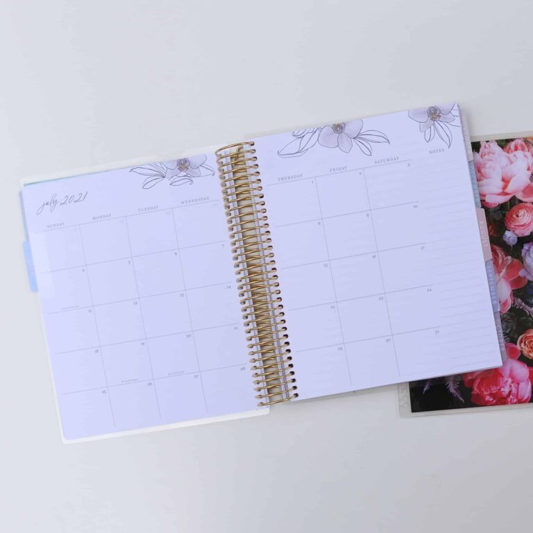 2021-2022 Erin Condren Monthly Planner Review