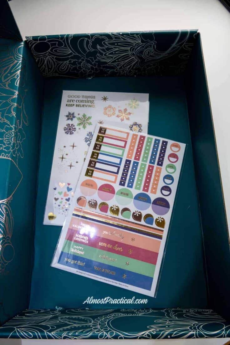 2 sheets of Erin Condren planner stickers