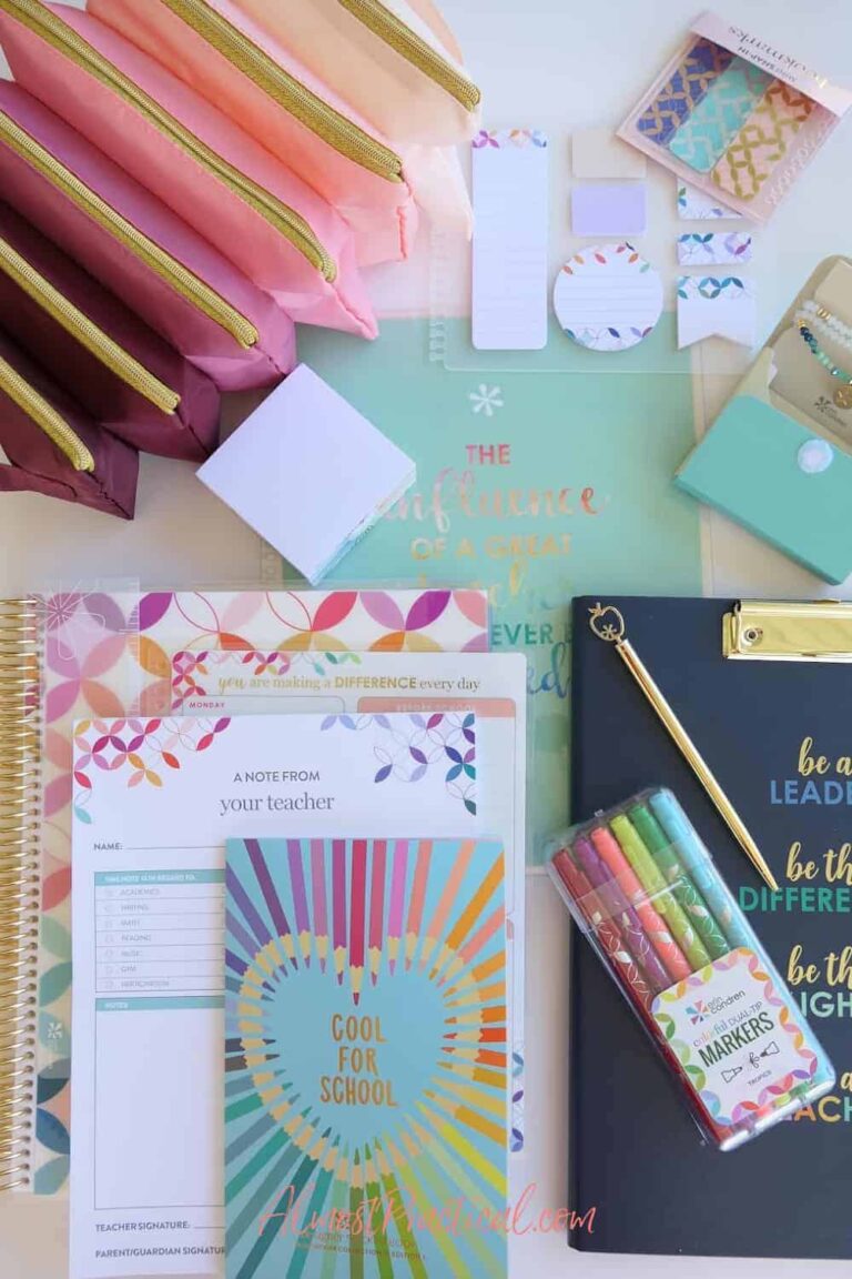 2021 Erin Condren Teacher Planner Accessories