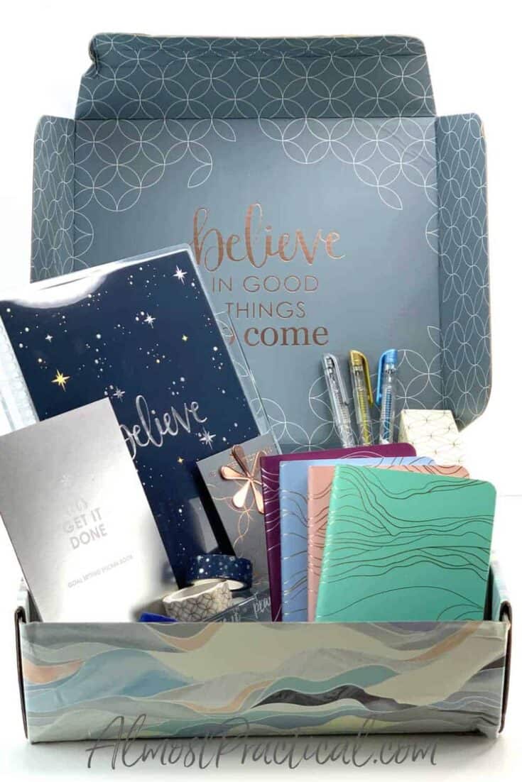 Erin Condren Winter Seasonal Surprise box for 2020 contents