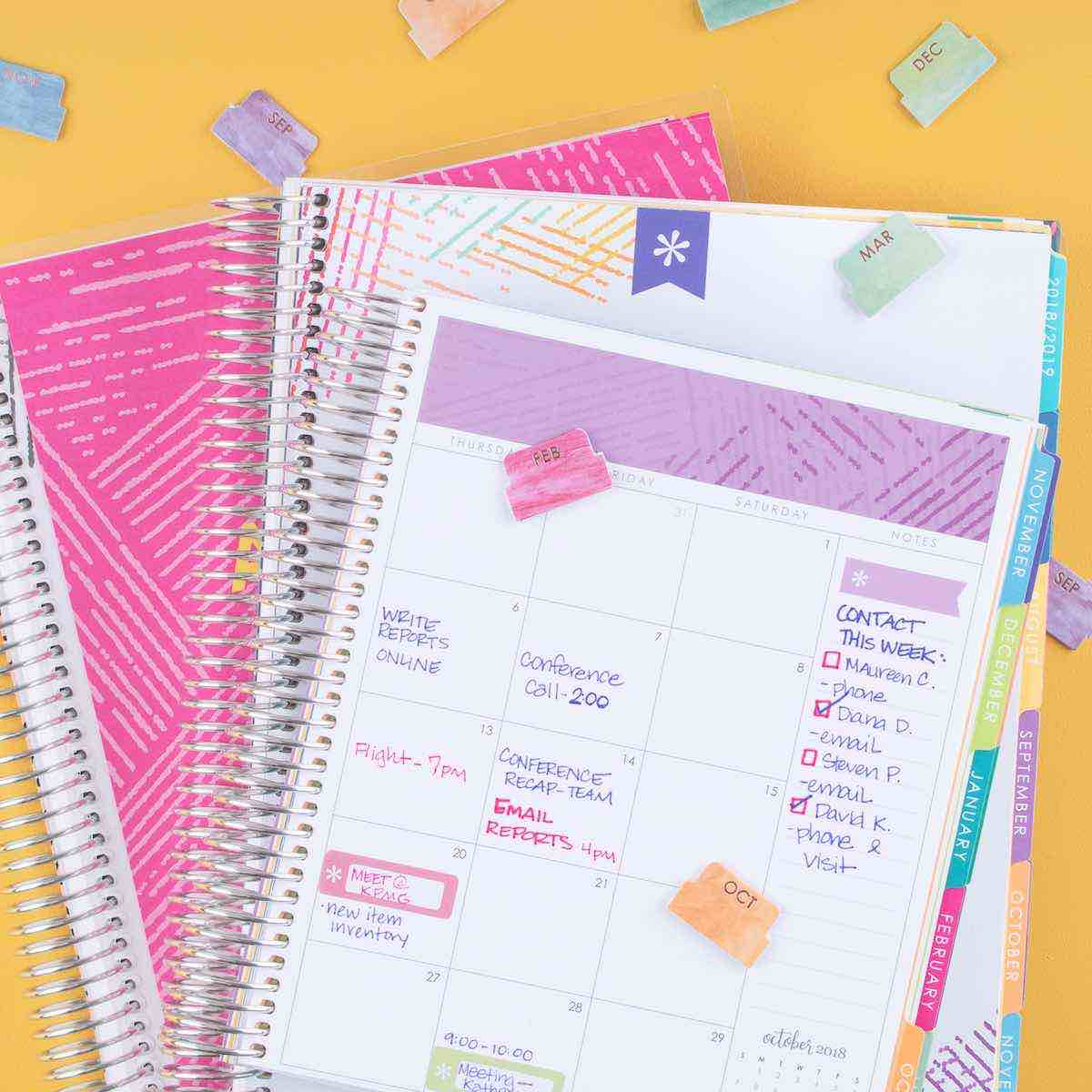 Deluxe Monthly Planner Overview