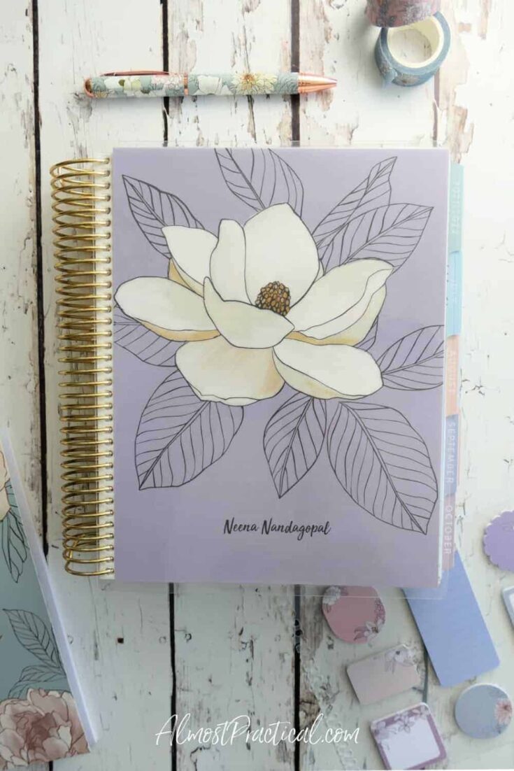 Erin Condren LifePlanner Flora design