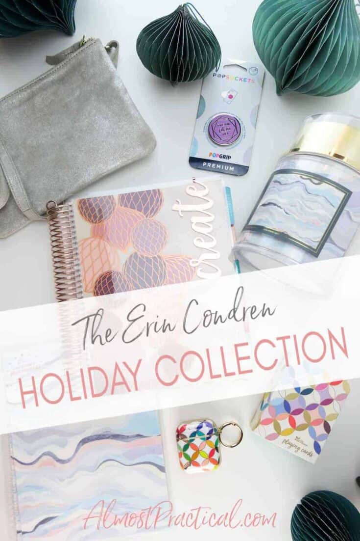 collection of items from the new Erin Condren Holiday Collection