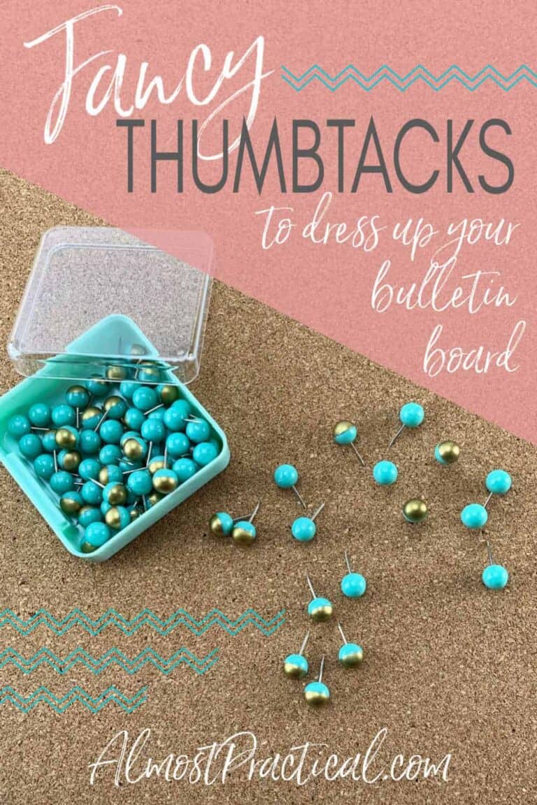 Fancy Thumbtacks to Dress Up Your Bulletin Boards