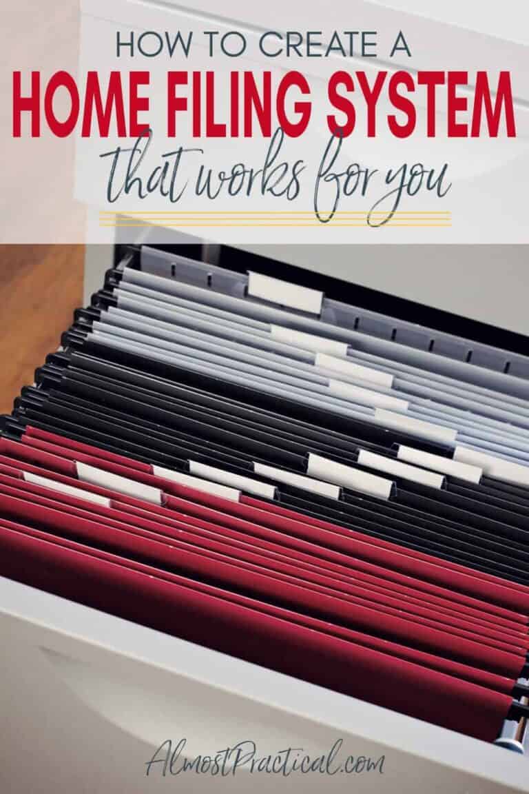 How to Create a Home Filing System that Works for You