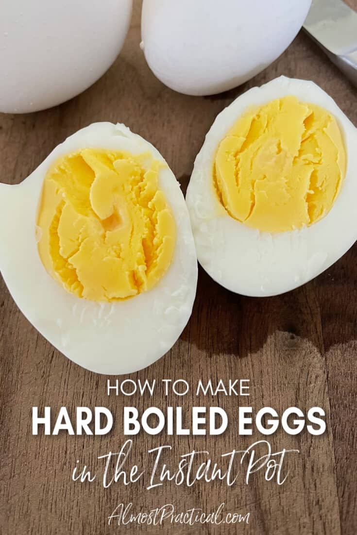 hard boiled eggs on cutting board