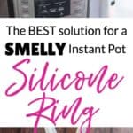 The Instant Pot silicone ring tends to pick up odors - and it is hard to clean and deodorize. This is the best solution.