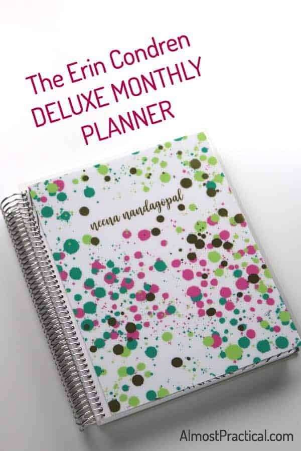 My Erin Condren Deluxe Monthly Planner