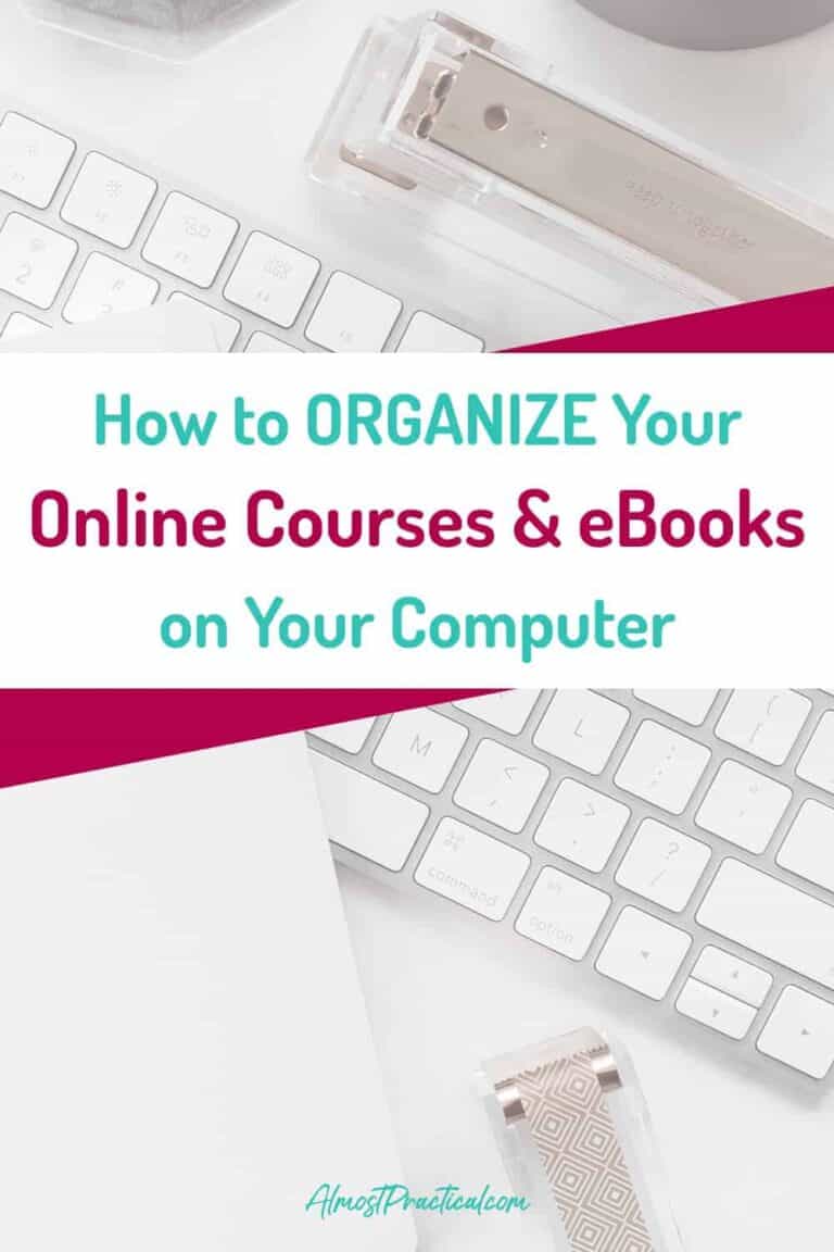 How to Organize Your eCourses and eBooks on Your Computer