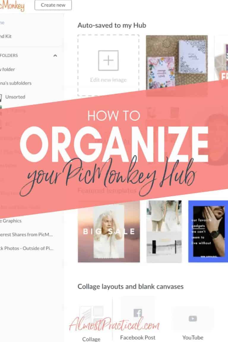 How to Organize Your PicMonkey Hub