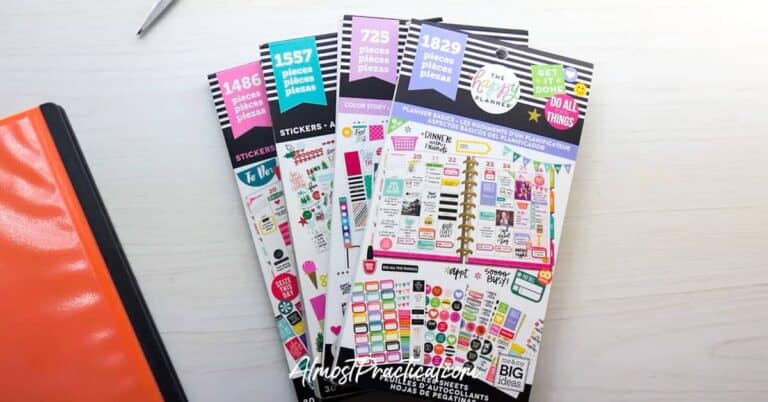 How to Organize Happy Planner Stickers