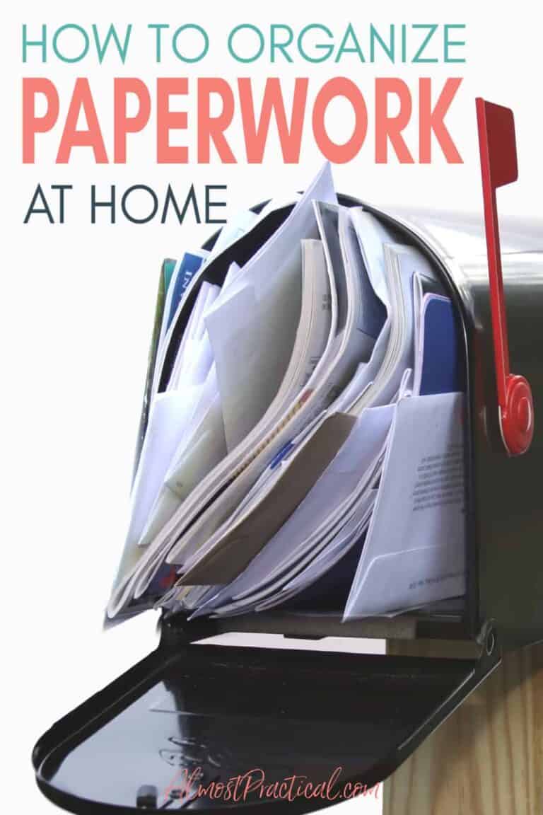 Paperwork Organization Guide – How to keep your papers organized at home.