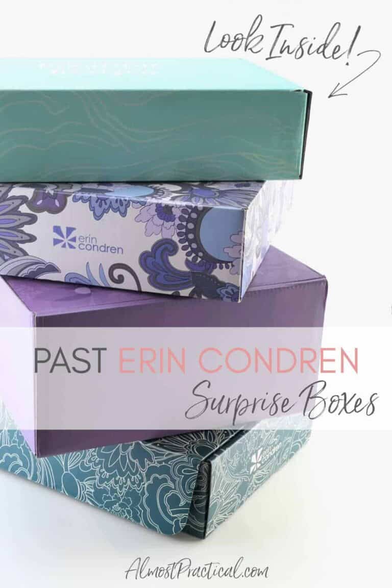 Past Erin Condren Surprise Boxes