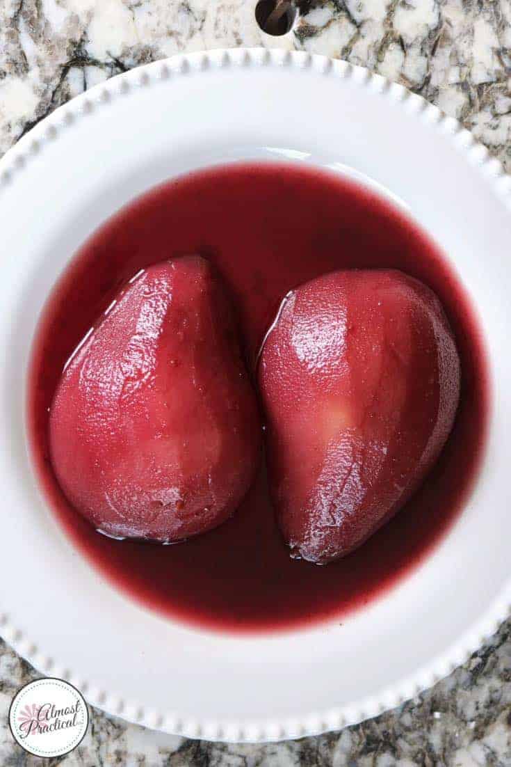 Poached Pears Recipe for the Instant Pot – An Easy Dessert Recipe