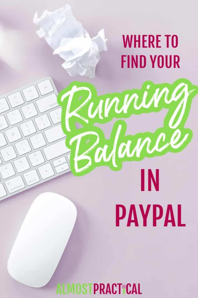 How to See a Running Balance in PayPal