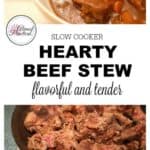 This hearty slow cooker beef stew recipe is a main dish that is sure to satisfy.