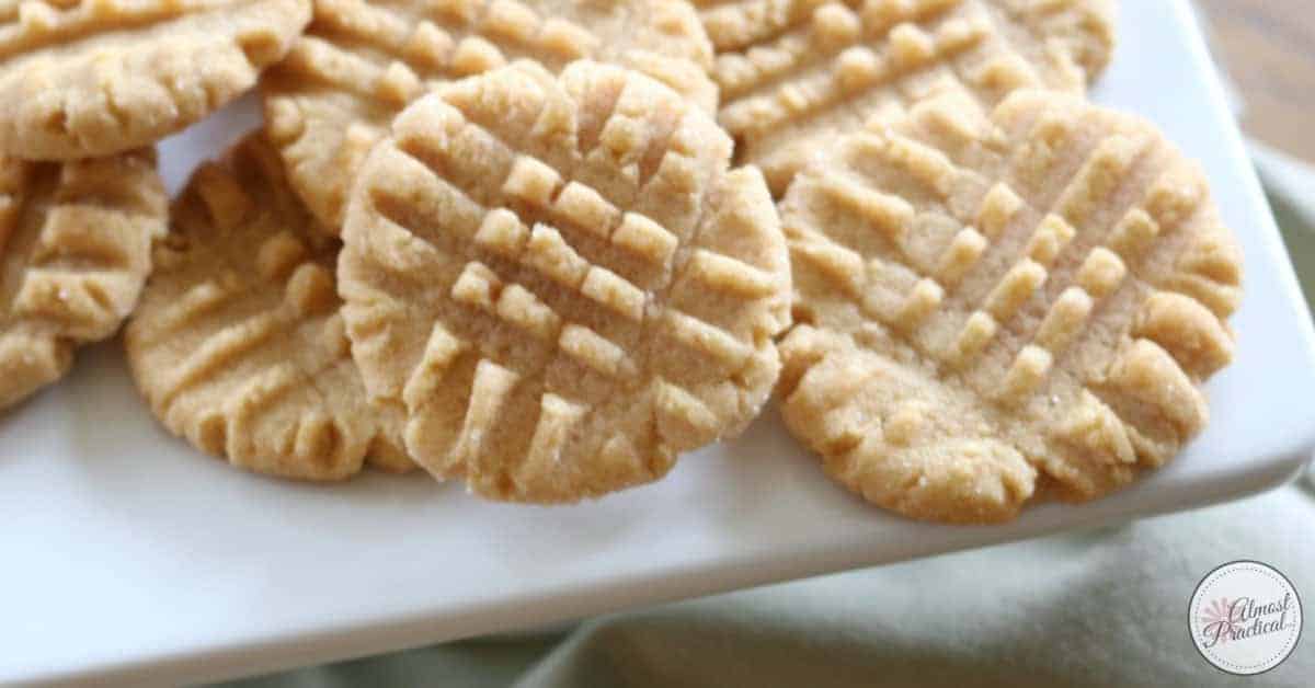 This soynut butter cookie recipe is a great alternative for people that have a peanut allergy.