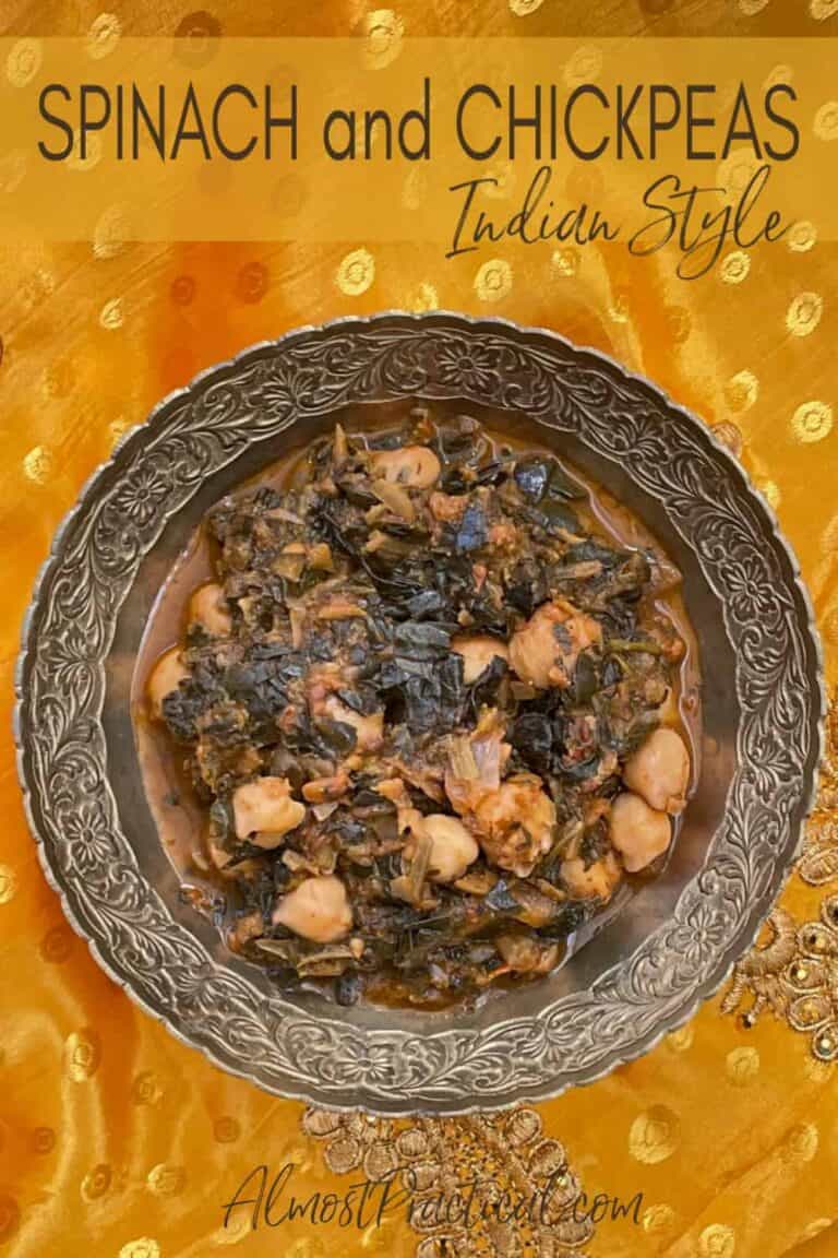 Spinach and Chickpeas – Indian Style