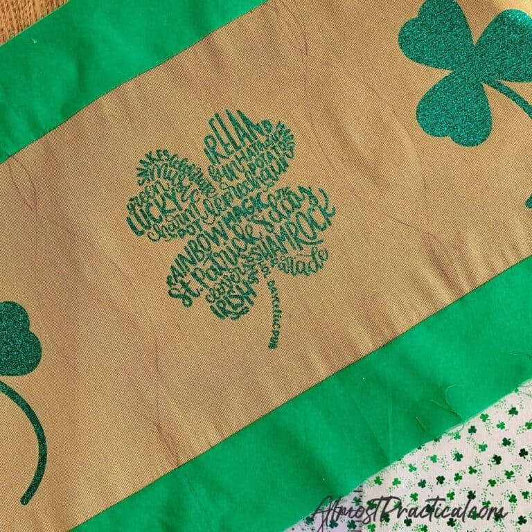 DIY St. Patrick’s Day Table Runner