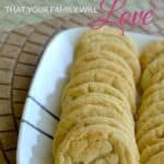 If you like cookies that are crispy on the outside and chewy on the inside then this sugar cookie recipe is for you.