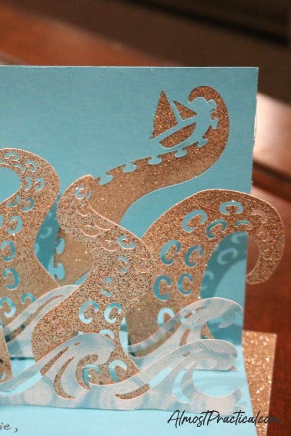 Cricut Octopus card