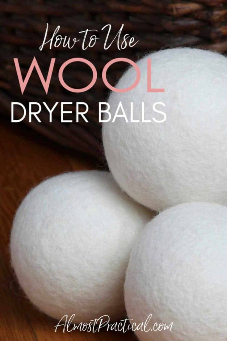 stack of wool dryer balls