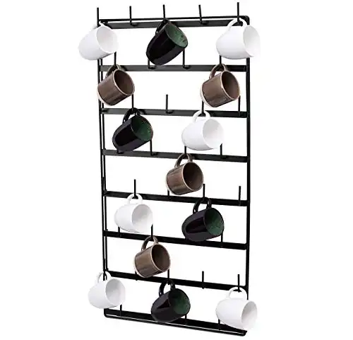 36 Peg Mug Rack for Wall