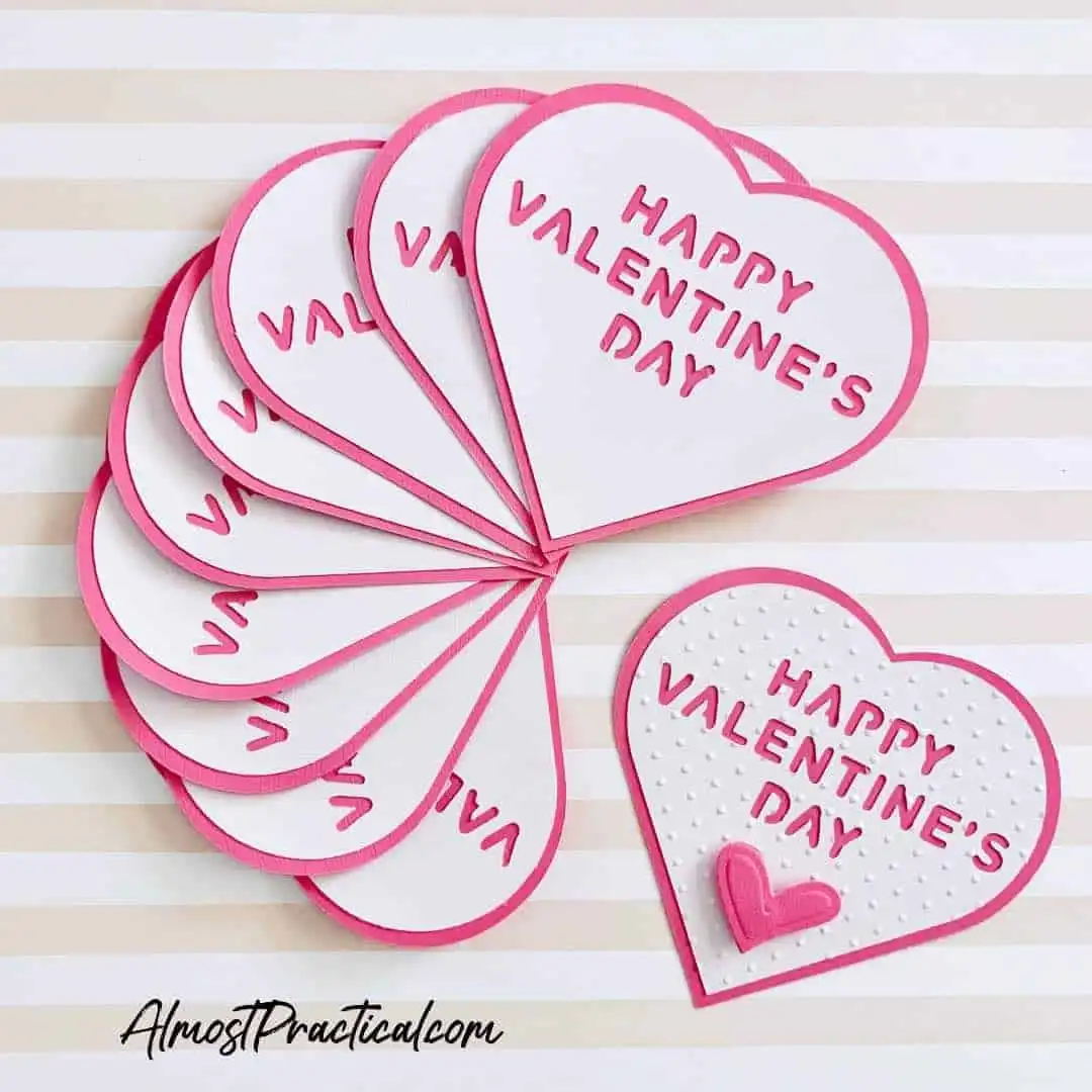 Cricut Valentine Card Project